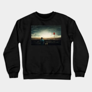 broken road Crewneck Sweatshirt